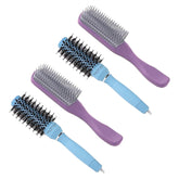 Heart Home Hair Brush | Bristles Brush | Hair Brush with Paddle | Sharp Hair Brush for Woman | Suitable For All Hair Types | TGX5232-C19P.. | Ice Blue & Purple